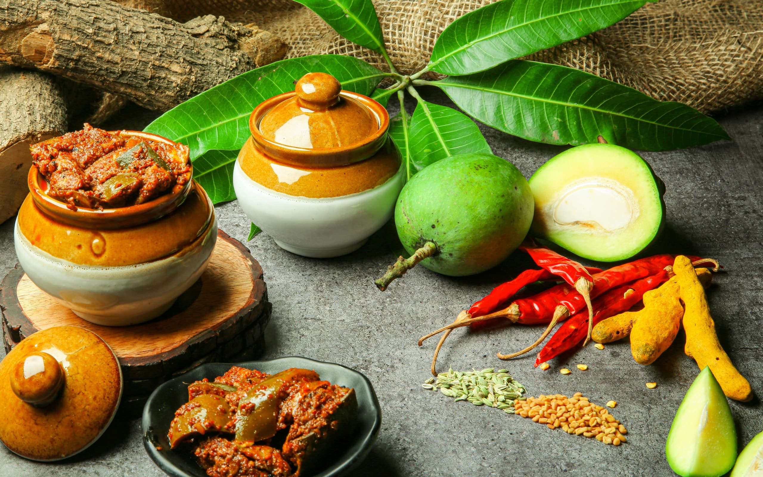 Traditional Andhra Avakaya pickle